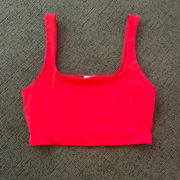 Garage Bright Red Tank Top - Picture 1 of 5